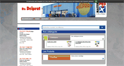 Desktop Screenshot of delprat-sa.fr