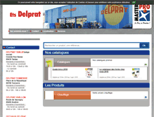 Tablet Screenshot of delprat-sa.fr